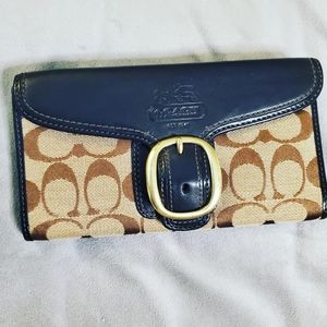 Coach Vintage Tattersall Long Wallet